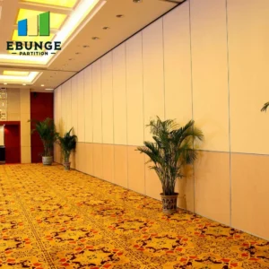 sliding partition wall for exhibition hall