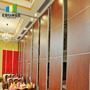 operable wall acoustic performance in a conference room