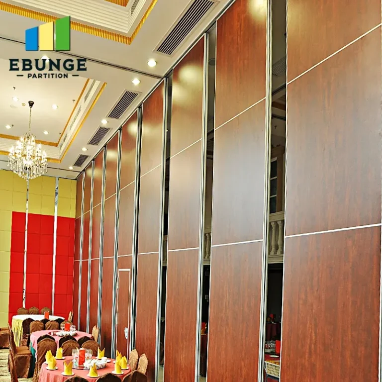 operable wall acoustic performance in a conference room