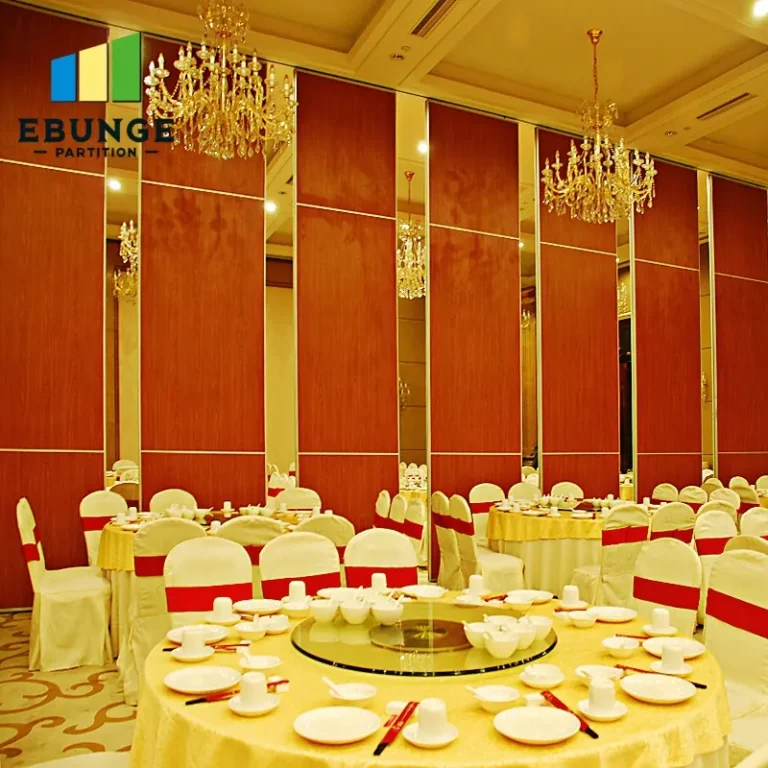 movable acoustic wall design criteria for hotel ballroom