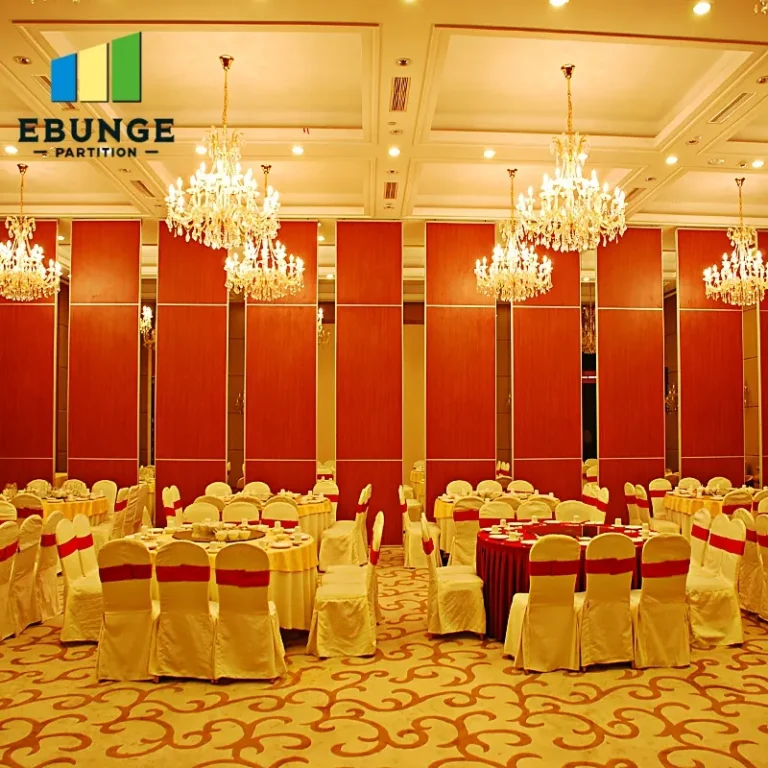 movable acoustic wall planning for hotel ballroom