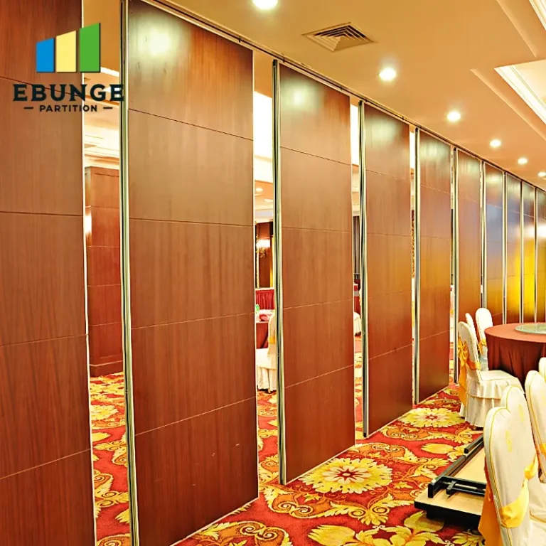 movable partition wall track system comparison for community centers