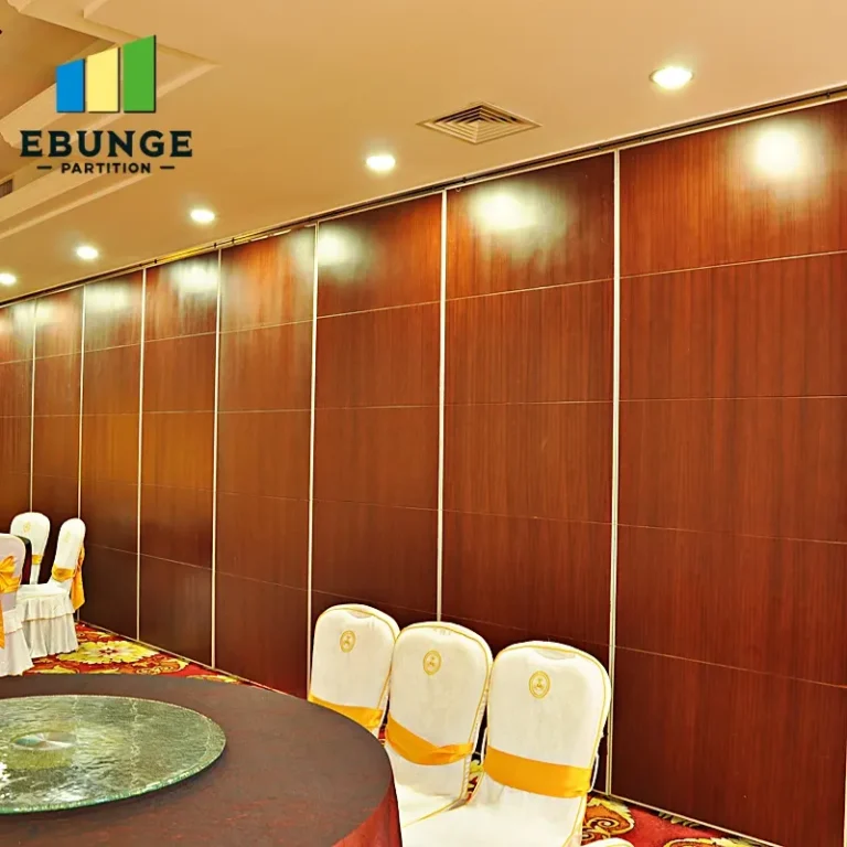 folding partition wall maintenance planning for hotel ballroom