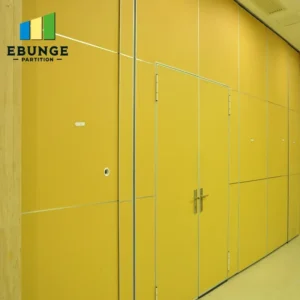 hotel ballroom with movable partition wall finish options