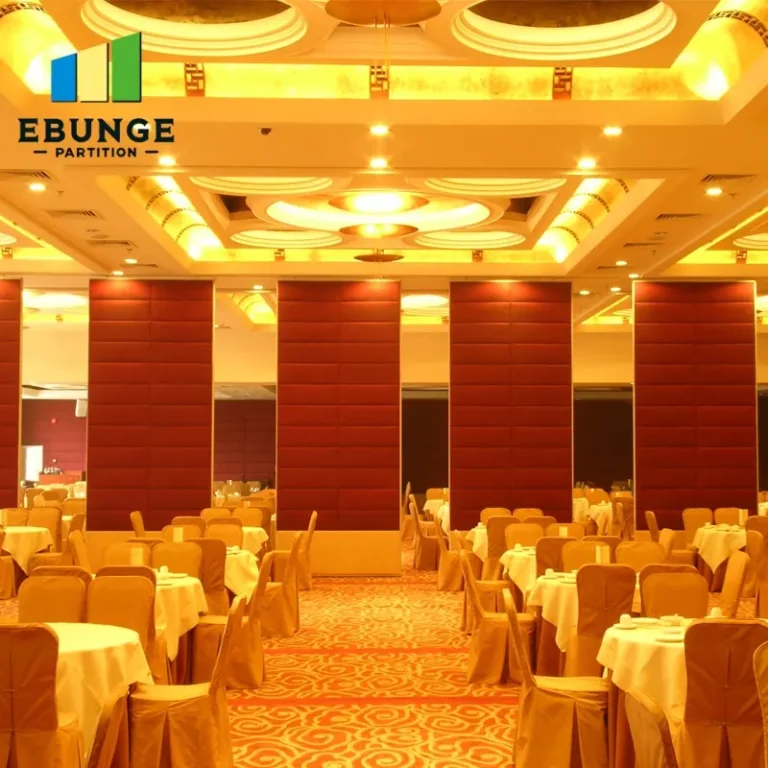 operable wall system track selection for restaurant private rooms