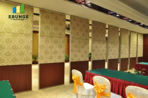sliding partition wall finish options for hotel ballroom