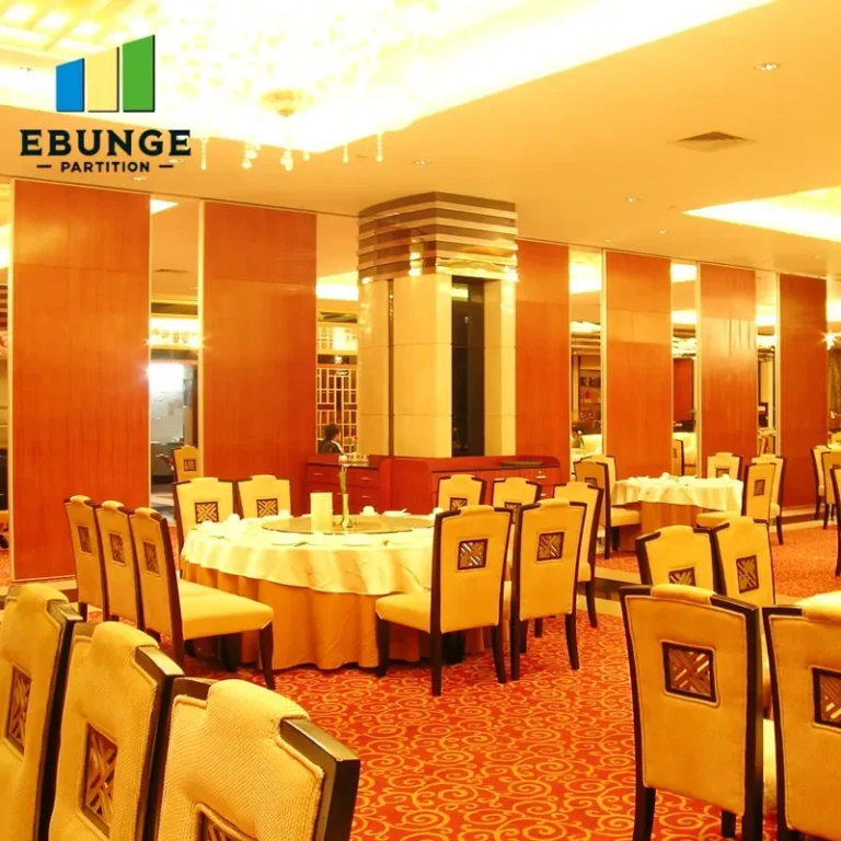 sliding partition wall finish options for hotel ballroom