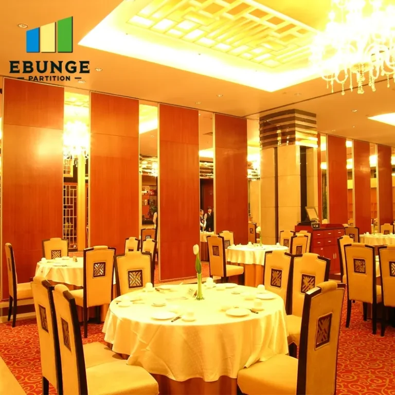 sliding partition track specification for conference room project