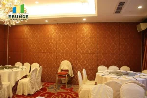 acoustic partition solutions for office meeting room with movable wall