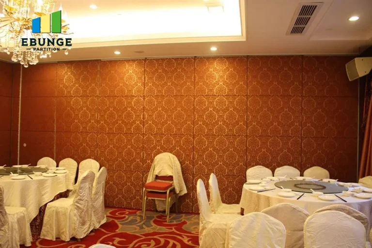 soundproof partition wall in community center acoustic movable wall