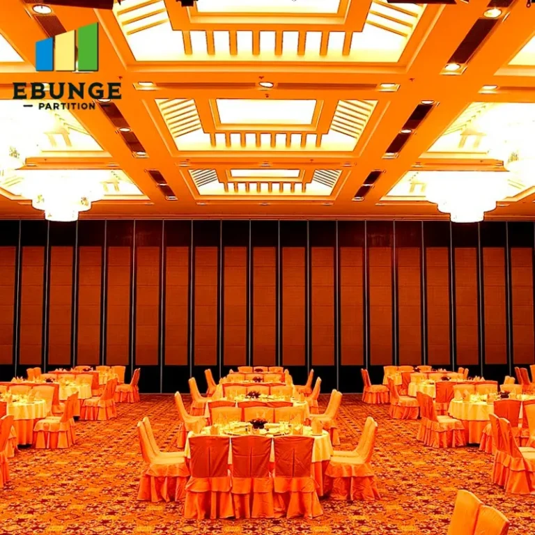 movable partition wall in a training center in the philippines