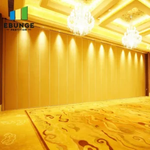 movable acoustic wall planning for hotel ballroom