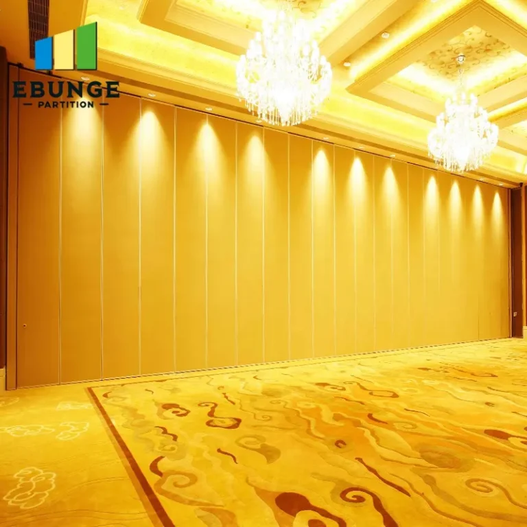 movable acoustic wall planning for hotel ballroom