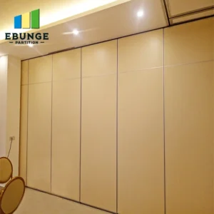 acoustic partition insulation in a modern training center