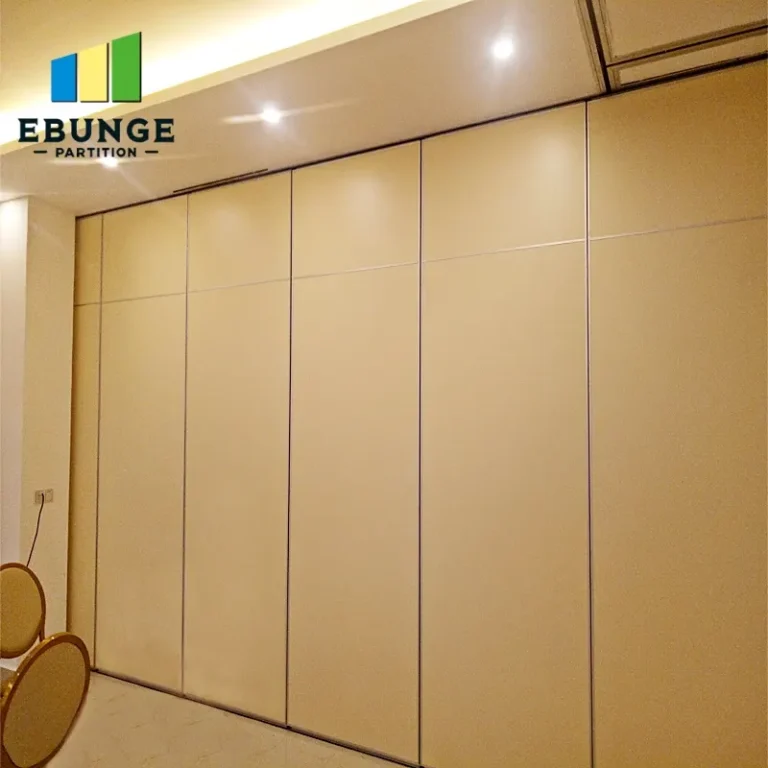 acoustic partition insulation in a modern training center