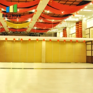 movable acoustic wall finish options for hotel ballroom