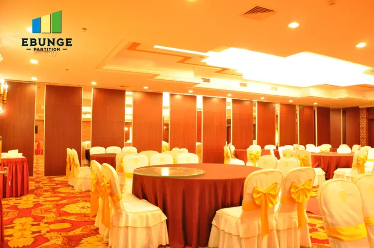 movable partition installation for conference room project