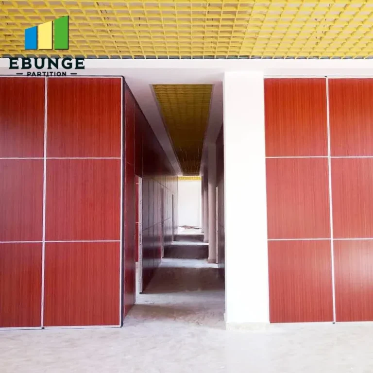 acoustic partitions for offices in a meeting room