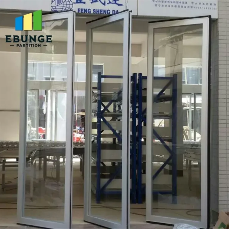 glass sliding partitions panel stacking layout