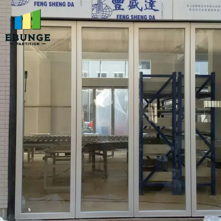 restaurant private room with acoustic partition walls completed