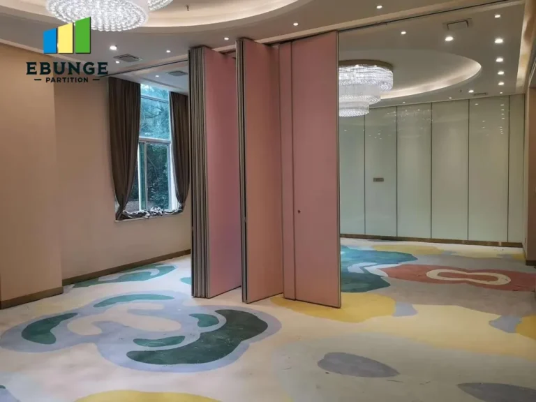 restaurant sliding partition supplier for conference room project