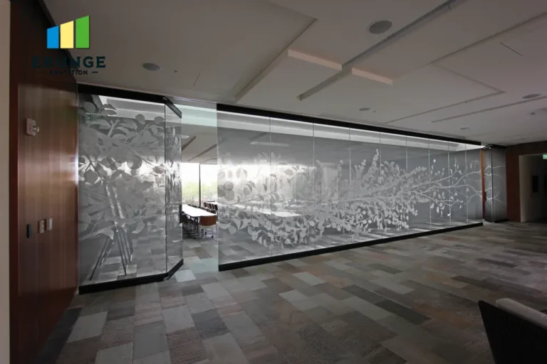 movable partition ceiling support commercial project example