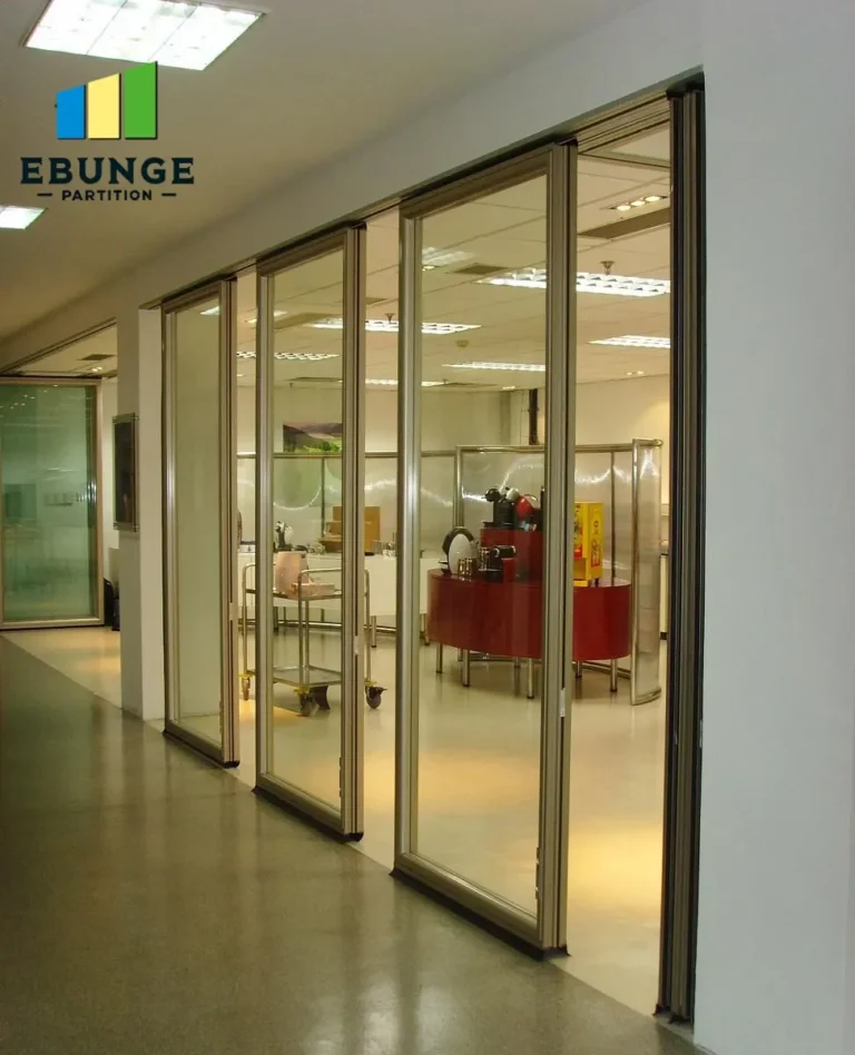 school sliding partition maintenance top hung track system