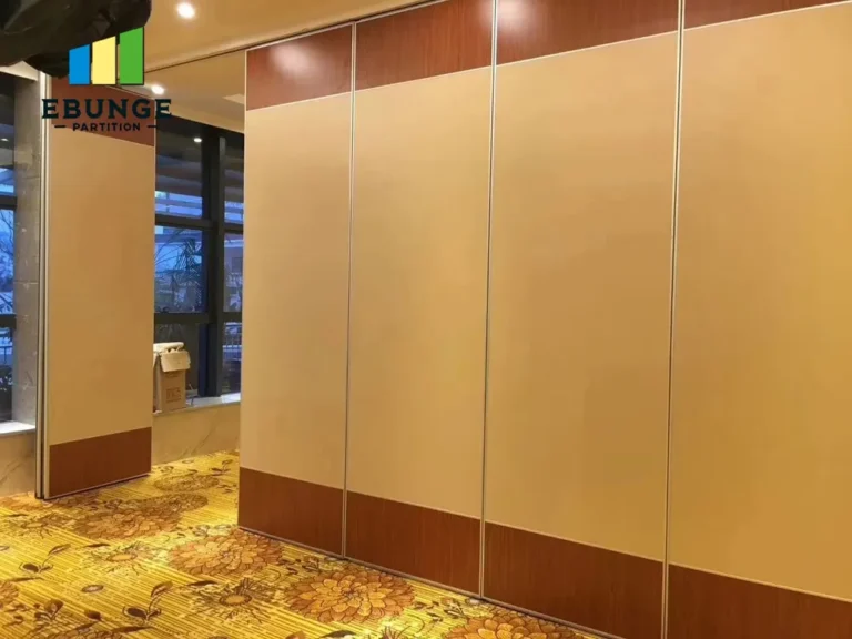 sliding partition supplier evaluation panel stacking layout