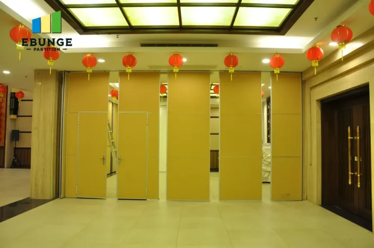 folding sliding partition door top hung track system
