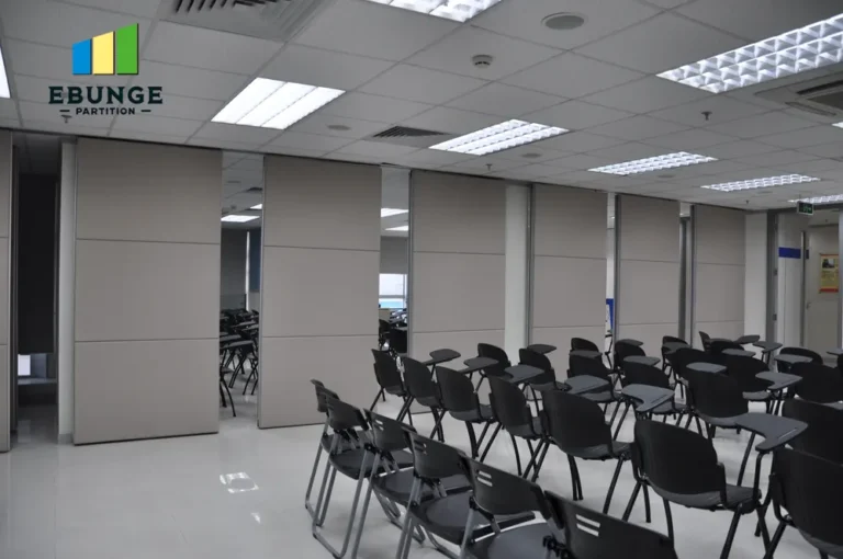 sliding partitions for rooms top hung track system