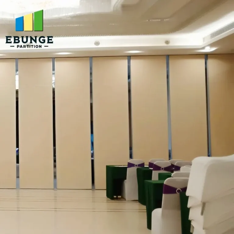 sliding partition wall design top hung track system