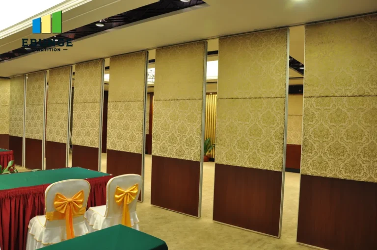 movable partitions for rooms in an office meeting room