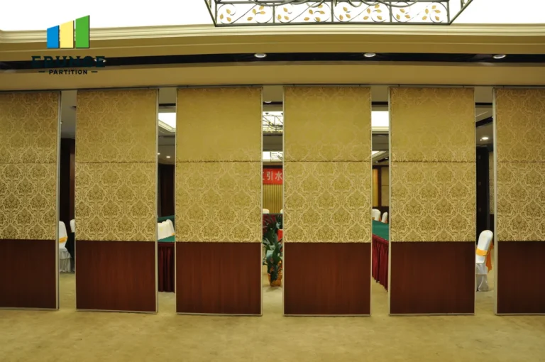 hospital movable partition design with acoustic panels and top-hung track