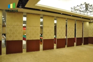 movable partitions for hotel ballroom