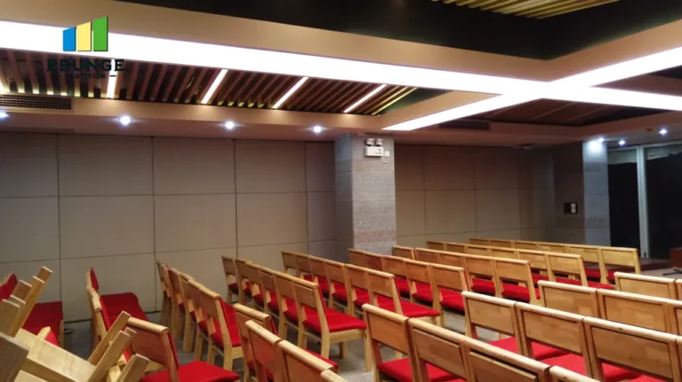 exhibition folding partition design commercial project example
