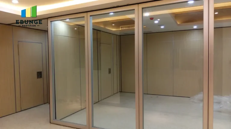 folding partition doors for conference room project