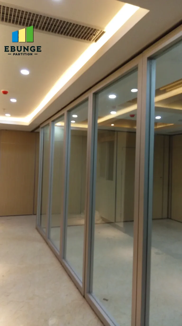 movable partition ceiling support panel stacking layout