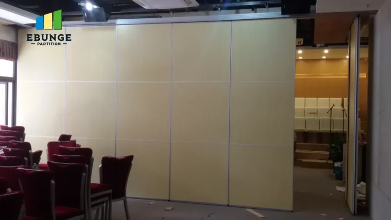 exhibition sliding partition supplier commercial project example