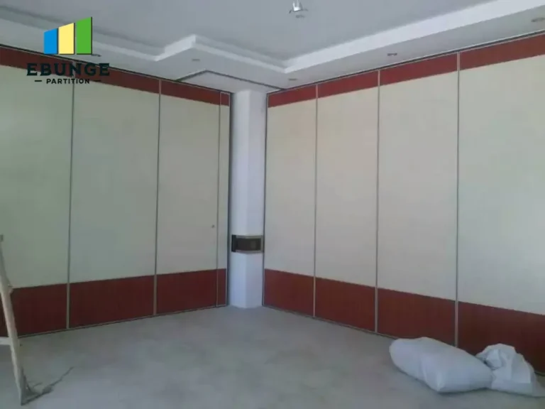 movable partition drawing review for restaurant private room