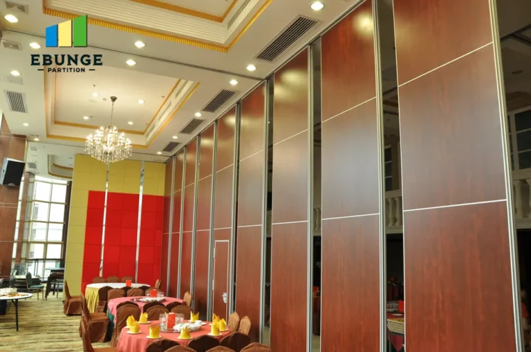 movable wall finishes for commercial top hung track system