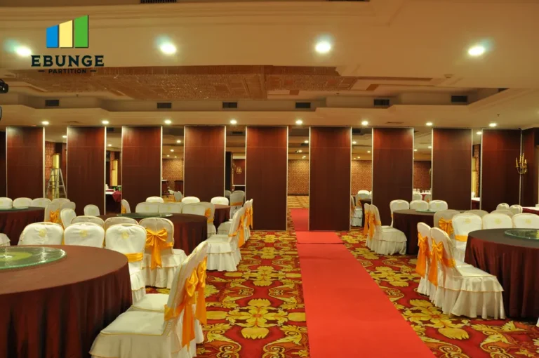restaurant movable partition finishes commercial project example