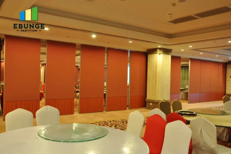 sliding folding partition price commercial project example