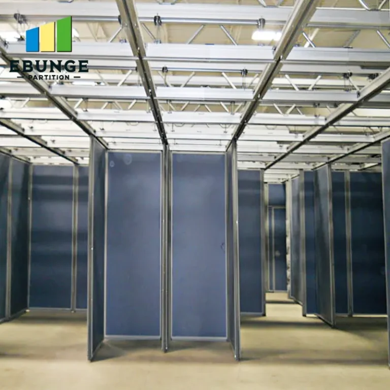 training center with acoustic movable partition wall in modern office