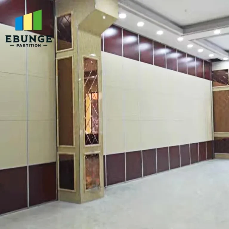 training center movable partition finishes panel stacking layout