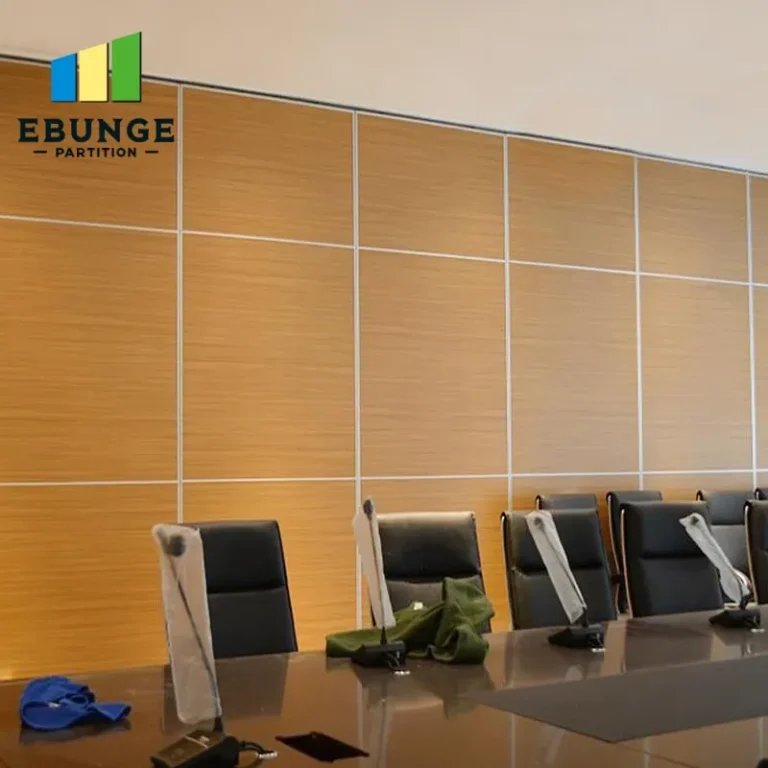 sliding partition wall design commercial project example