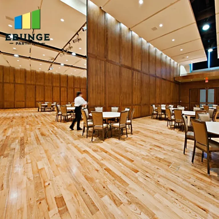training center movable partition cost panel stacking layout