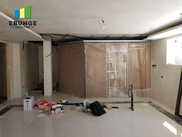 becker sliding partitions top hung track system