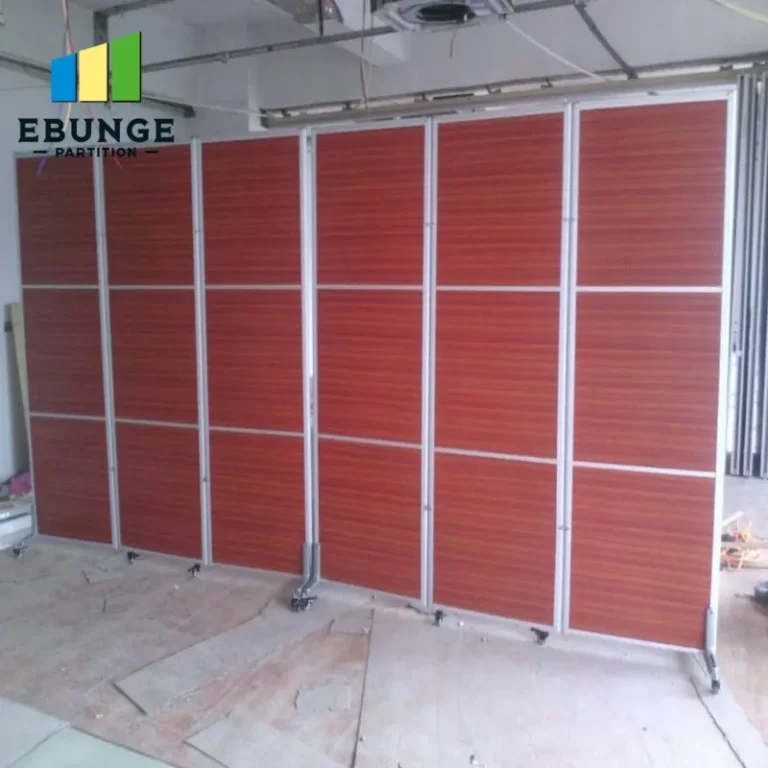 sliding partition wall planning for conference room project