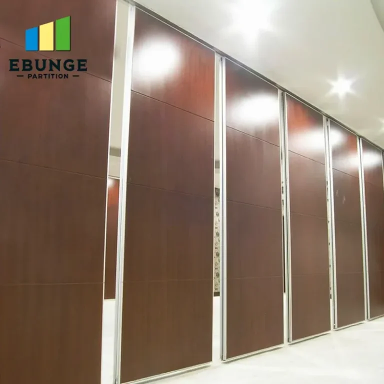 various finish options for sliding folding partitions