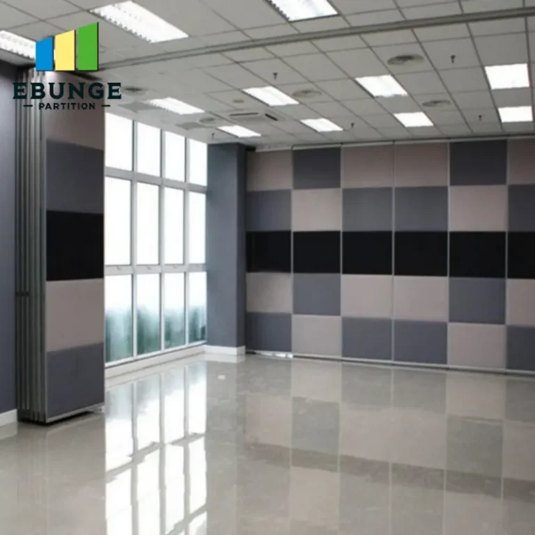 folding wall system in a hotel restaurant private room